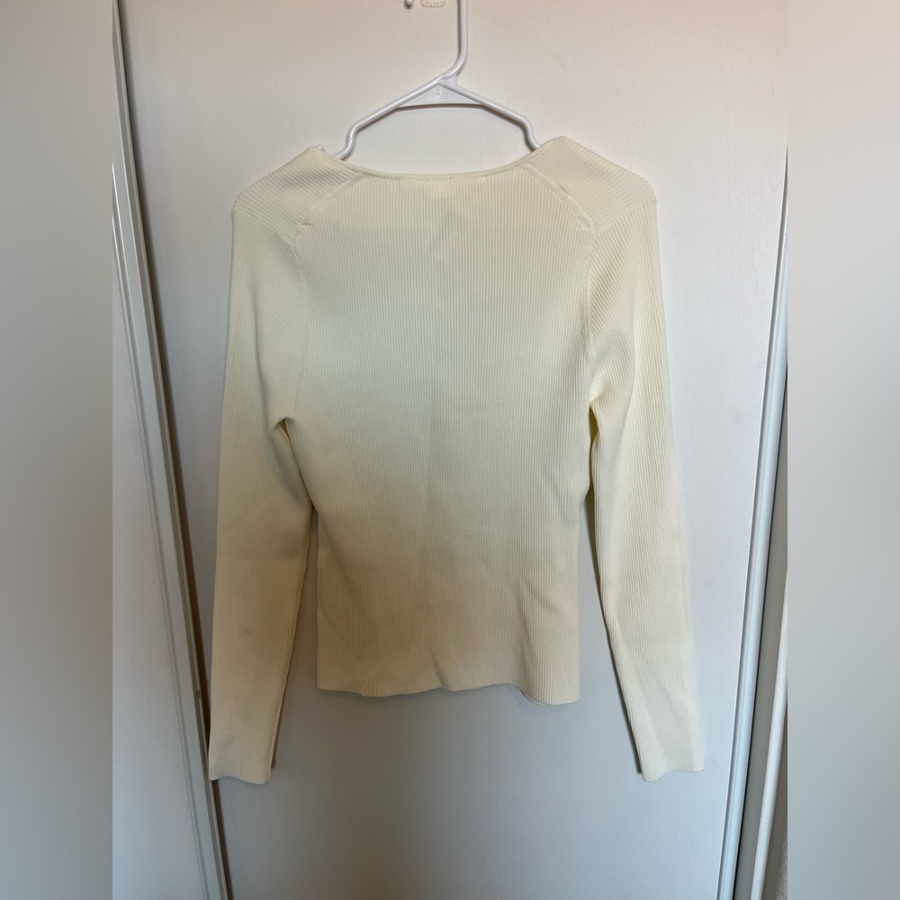 Veronica Beard Gladys Solid Ribbed Knit Pullover … - image 4